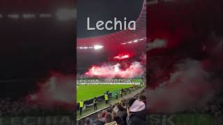 Lechia Gdańsk fans show passion football poland ultra fans [upl. by Anaid]