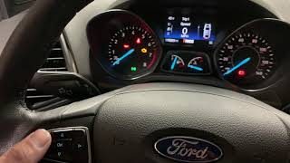 2018 Ford Escape Resetting the oil life meter [upl. by Cristy]