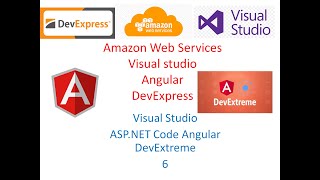 Visual Studio coding ASPNET Core Angular with DevExtreme 6  Charts Data Binding中文說明 [upl. by Tebasile]