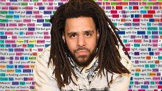 J Cole  LA Leakers Freestyle  Rhymes Highlighted [upl. by Cyril]