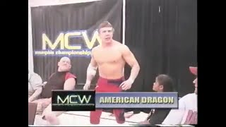 Bryan Danielson vs Seven  MCW TV UNLEASHED Memphis TN 6092001 [upl. by Atnohsal]