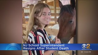 NJ school district superintendent resigns after students death [upl. by Ellennaj961]