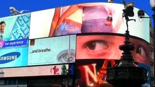 Piccadilly Circus  London Landmarks  High Definition HD YouTube Video [upl. by Nocaed]