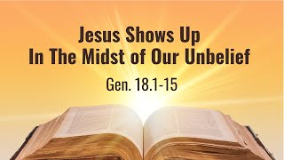 Christophanies  Part 4  Jesus Shows Up In The Midst of Our Unbelief [upl. by Ayisan22]