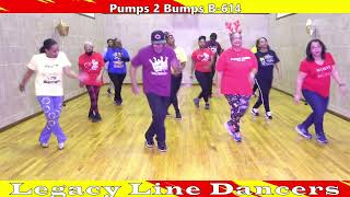 Pumps 2 Bumps B614 Line Dance [upl. by Rowe]