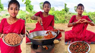 Masala Peanuts Recipe Full Video villagemonichannel [upl. by Mihe]