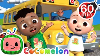 Wheels on the bus  CoComelon  Kids Cartoons amp Nursery Rhymes  Moonbug Kids [upl. by Zeta724]