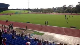 World masters games Auckland 2017 W75 100m final [upl. by Anilyx]