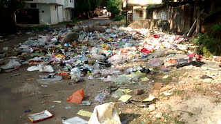 Garbage thrown anywherePlastic pollution rourkelasmartcity garbage swachhbharat looksgood [upl. by Mckay147]