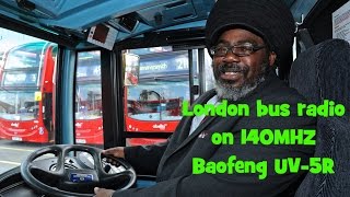 Baofeng UV5R receiving London buses [upl. by Humberto877]