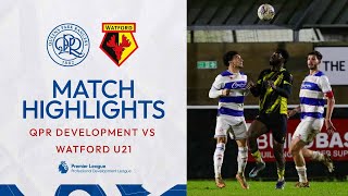 🐝 Narrow Defeat For The Dev Squad  Highlights  QPR Development Squad 01 Watford U21 [upl. by Rolyat]