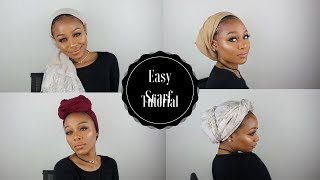 5 Easy Scarf StylesTutorial ft Culture Hijab  YASMINE SIMONE [upl. by Airbas]