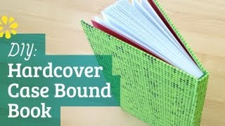 DIY Hardcover Book  Case Bookbinding Tutorial  Sea Lemon [upl. by Shriner]