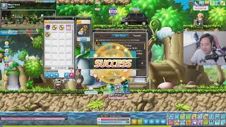 Star forcing and catching up 51015  Maplestory [upl. by Artnoed]