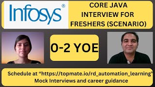 Infosys Java Interview Questions  Core Java Interview Questions [upl. by Desai]