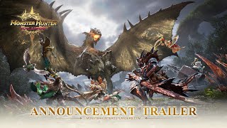 Monster Hunter Outlanders  Official Announcement Trailer Reveal [upl. by Atterehs]