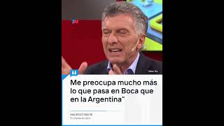 Mauricio Macri se metió en crítica situación en la que está Boca y apuntó a Riquelme [upl. by Sashenka683]