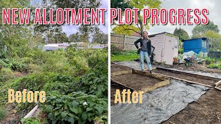 NEW ALLOTMENT PLOT PROGRESS  EMMAS ALLOTMENT DIARIES [upl. by Valida]