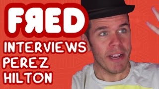 Fred Interviews Perez Hilton  Figgle Chat [upl. by Beera136]