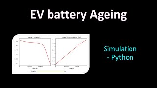 EV Battery  Calendar ageing simulation with Python  Pybamm [upl. by Herman810]