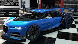 GTA 5  Past DLC Vehicle Customization  Truffade Nero Custom Bugatti Vision GT [upl. by Amadis]