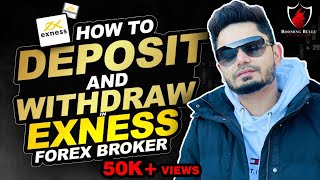 How to Deposit amp Withdraw Money from Exness  Forex Broker  Booming Bulls [upl. by Akcirret]