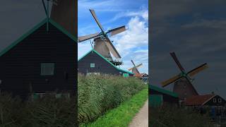 Beautiful Dutch Village  Zaanse Schans Netherlands holland zaanseschans beautifuldestination [upl. by Mauldon185]