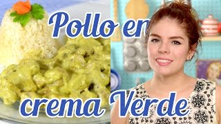 COMO HACER POLLO EN CREMA DE CHILE POBLANO 🐔🍵 Recién Cocinados [upl. by Onilatac96]