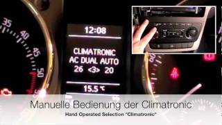 Skoda Yeti 2010PioneerClimatronic Anzeige im MFA [upl. by Marcille]