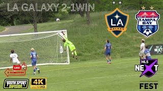 MLS NEXT FEST 2023 U15 LA GALAXY VS TAMPA BAY UNITED FC [upl. by Spearing]