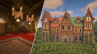 Minecraft Fantasy Mansion Interior Part 12 [upl. by Ahsim]