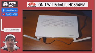 ONU WIFI Huawei HG8546M [upl. by Colline]