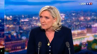 Marine Le Pen  « Cest ma mort politique qui est réclamée » [upl. by Stringer168]