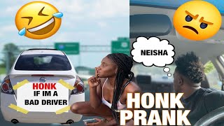 HONK PRANK ON BOYFRIEND… I Never Seen Him This Mad [upl. by Esserac28]