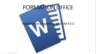 formation microsoft office 365 Word  2 Bien présenter mon document Word [upl. by Beichner394]