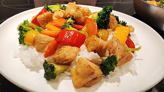 Super Quick Chicken Stir Fry Recipe [upl. by Wakeen]