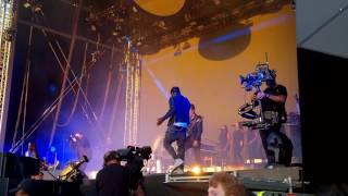 Gorillaz  Saturnz Barz ft Popcaan LIVE Demon Dayz Margate June 2017 [upl. by Kaplan376]