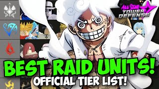 New BEST RAID  STORY Units in ASTD Official Tier List Review [upl. by Chamkis114]