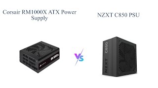 Corsair RM1000x vs NZXT C850 🔥 Which Gaming Power Supply Wins [upl. by Inge]