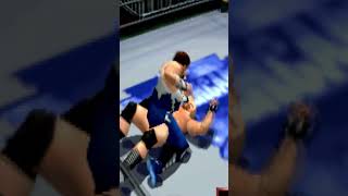 WCW vs NWO Revenge Glacier vs Goldberg Punch Blood Nintendo 64 Capture [upl. by Ahsinam]