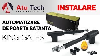 Cum instalăm singuri automatizarea de poarta batantă King Gates LINEARK40024 [upl. by Ob]