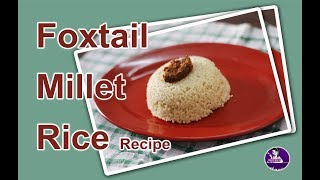 Foxtail milletkorra biyyam rice [upl. by Kryska]