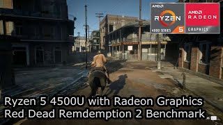 Ryzen 5 4500U Gaming  Red Dead Redemption 2  HP ENVY x360 13ay0008na  AMD Radeon 6 Graphics [upl. by Colley]