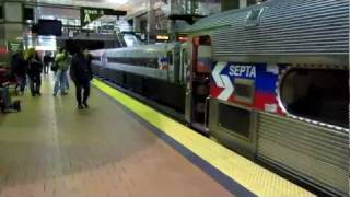 SEPTA Silverliner II Train With 260 and 9008 Departing Market Easti [upl. by Jaynell]