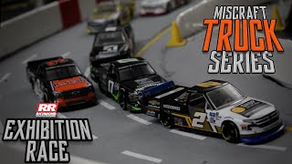 Miscraft Truck Series  Exhibition Race 2  Richmond Raceway NASCAR StopMotion [upl. by Felicity]