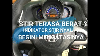 Penyebab Stir Berat dan Lampu Indikator Stir nyala  solusi masalah EPS honda indikator stir nyala [upl. by Harvison308]