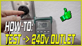 HowTo Test a 220v240v 3 Prong Outlet Easy Updated 4K HD [upl. by Nirol413]