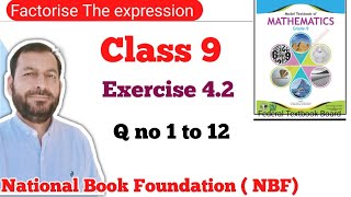 Class 9 Exercise 42 NBF Maths Ex 42 Class 9th federal board FBISE Math national Book foundation [upl. by Nuhsar]