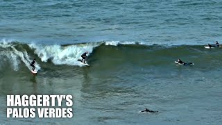 Crowded Haggertys Biggest Surf since last Winter [upl. by Anotyad480]