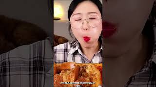 AmiAmi mukbang spicy kimchi spicy shrimp 15 shorts [upl. by Noam117]